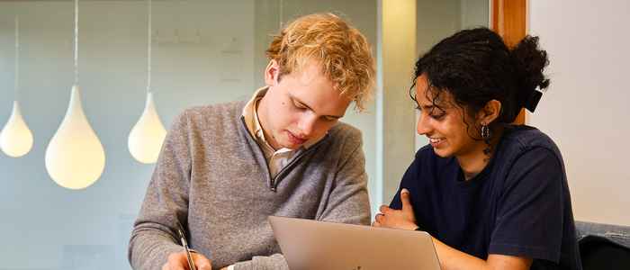AUC teacher inside a classroom